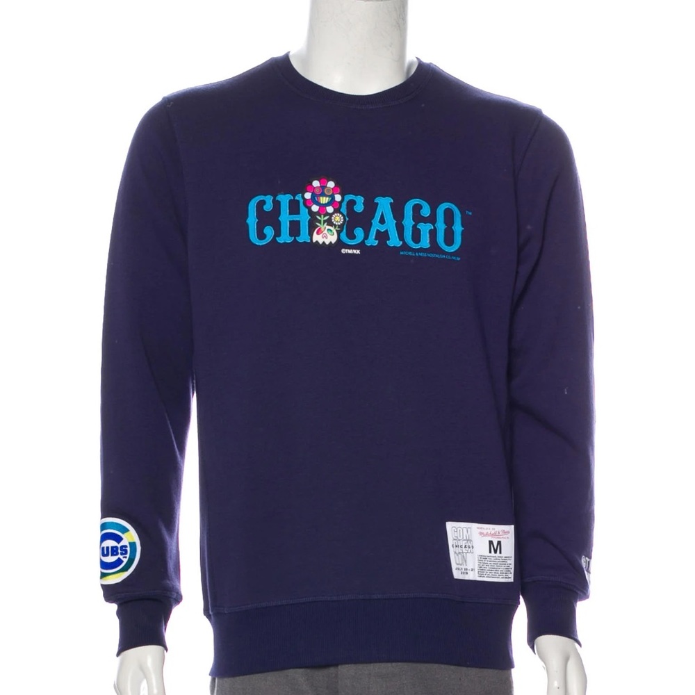 Takashi Murakami - complexcon X cubs jersey Blue sweater NWT